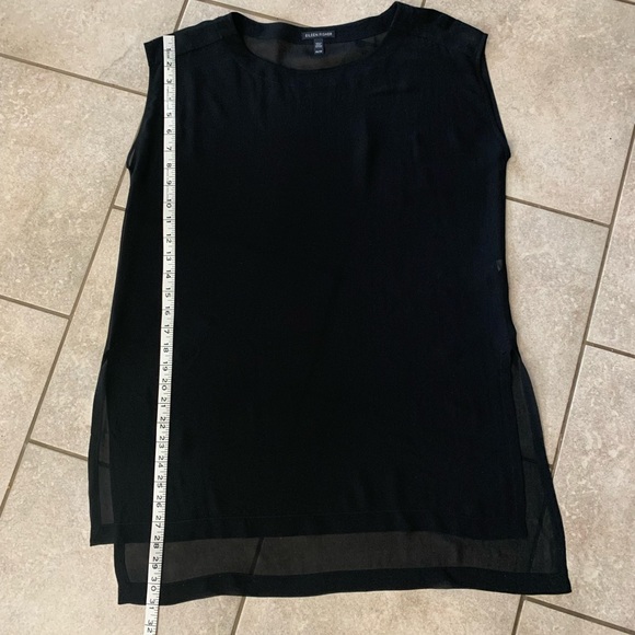 Eileen Fisher Washable Silk Tunic - Picture 8 of 9